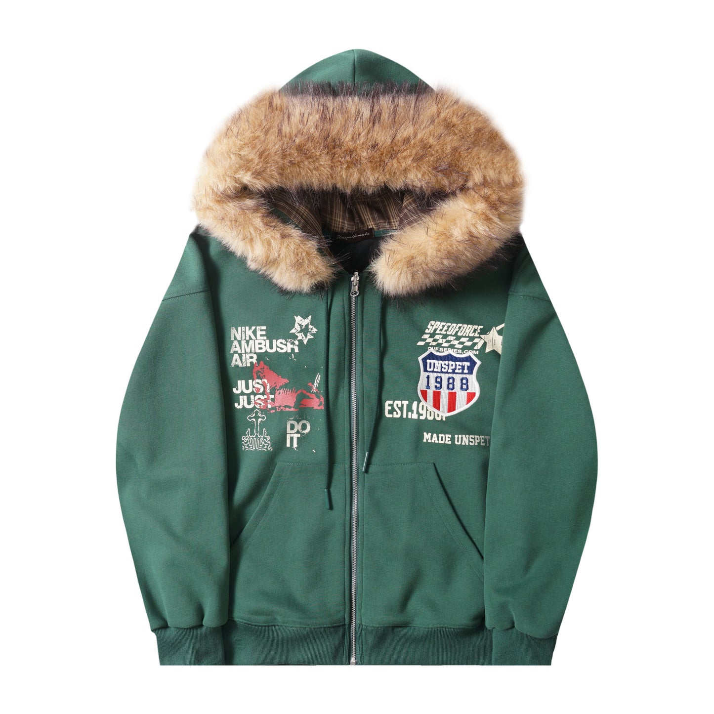 zip-up hoodie