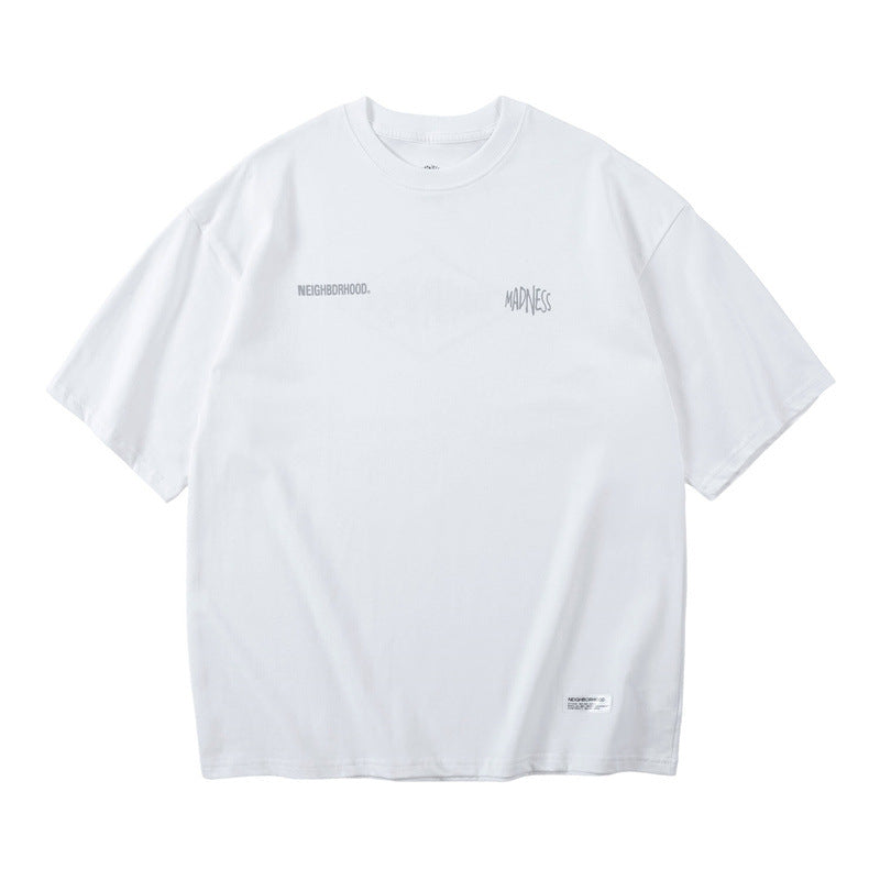 Premium Quality NBHD Pure Cotton T-Shirt in Blue & White Col