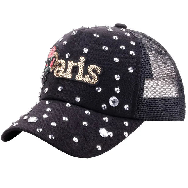 fashion rose hat men women Baseball caps spring summer sun hats for women solid Snapback cap Casual street shot baseball cap