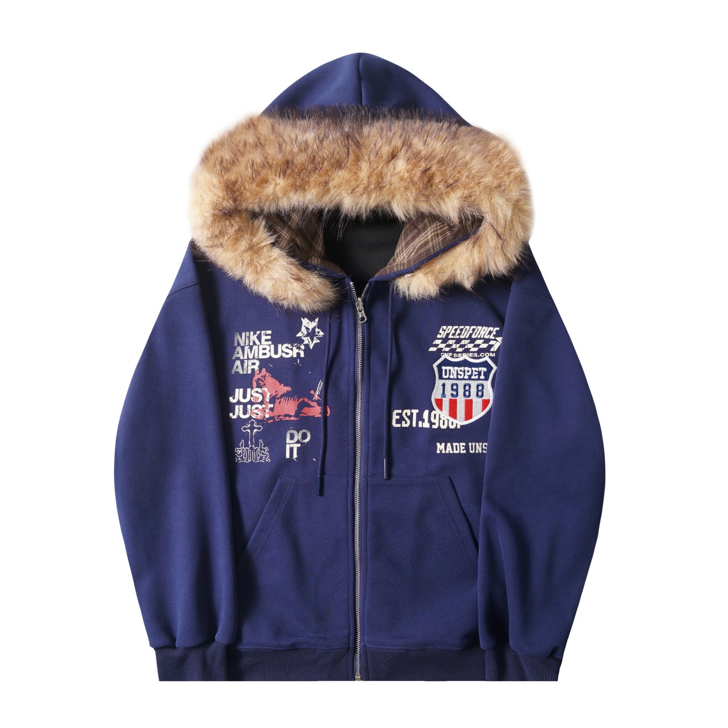 zip-up hoodie