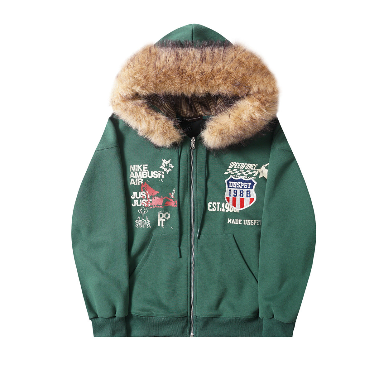 zip-up hoodie