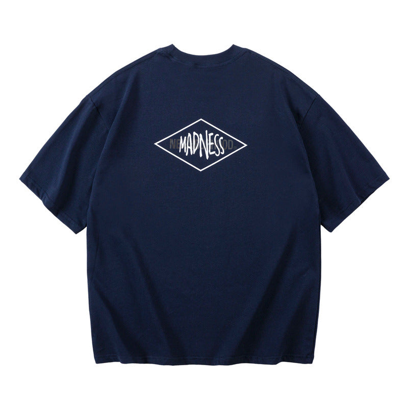 Premium Quality NBHD Pure Cotton T-Shirt in Blue & White Col