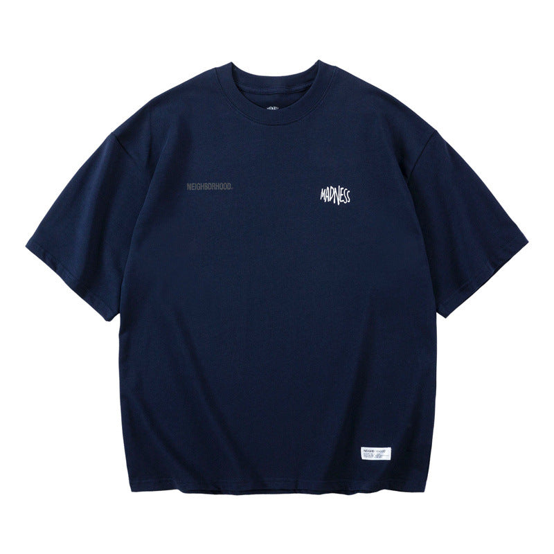 Premium Quality NBHD Pure Cotton T-Shirt in Blue & White Col