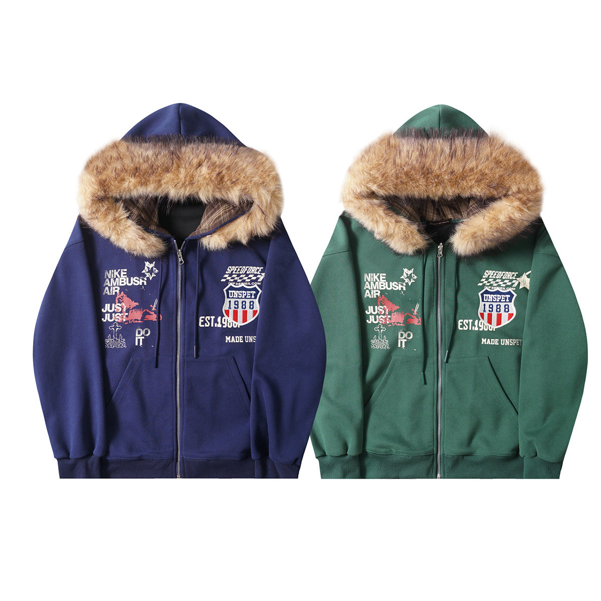 zip-up hoodie